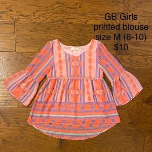 GB Girls printed blouse